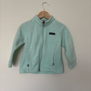 Columbia Light Green Fleece Jacket 2T